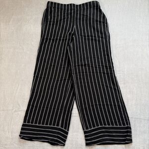 LOFT Fluid Striped Wide Leg Pants Women's Size Small Workwear Vacationcore